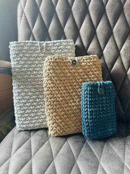 Bags mit Knopfverschluss!