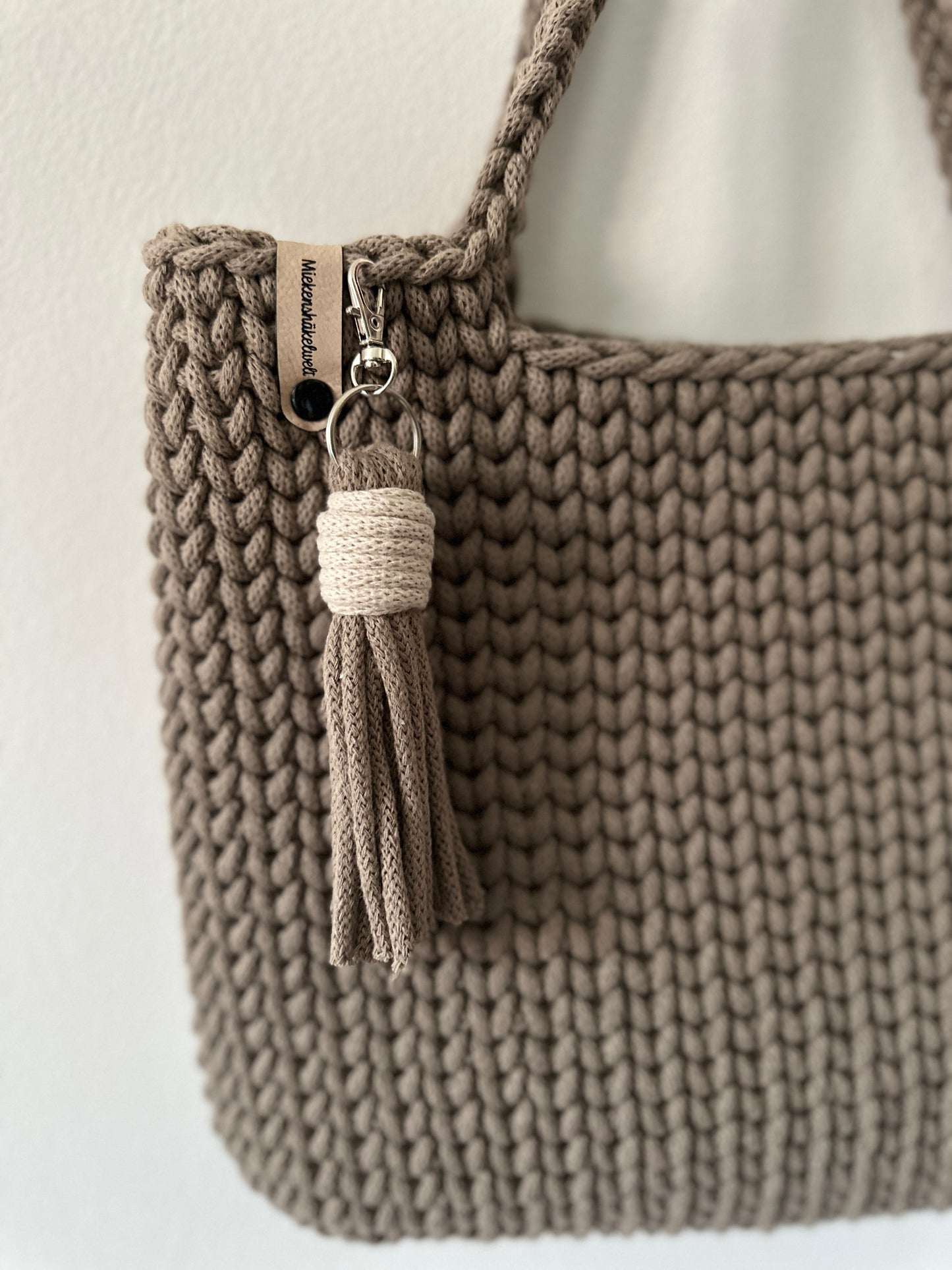 Shopper Bag mit Schlüsselanhänger