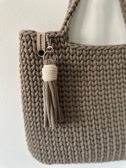 Shopper Bag mit Schlüsselanhänger