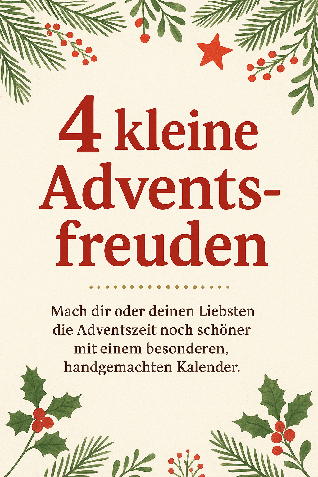 4 kleine Adventsfreuden