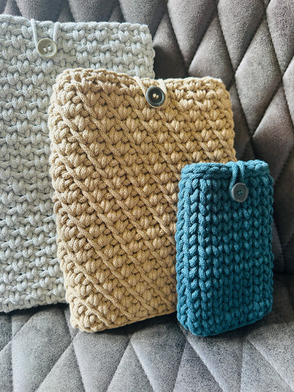 Bags mit Knopfverschluss!
