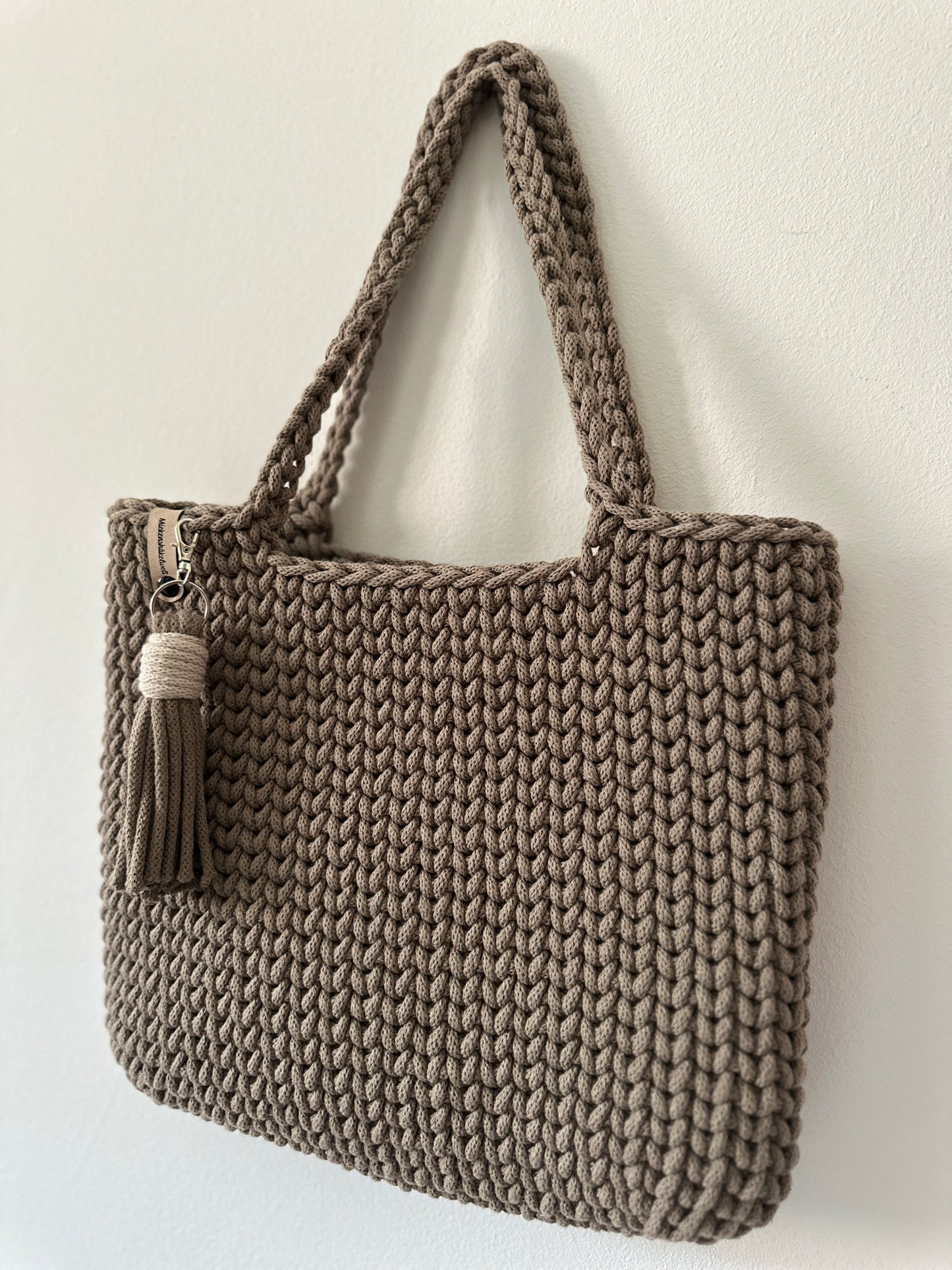 Shopper Bag mit Schlüsselanhänger
